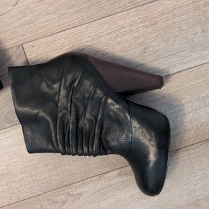 Fergie Heeled Black Booties